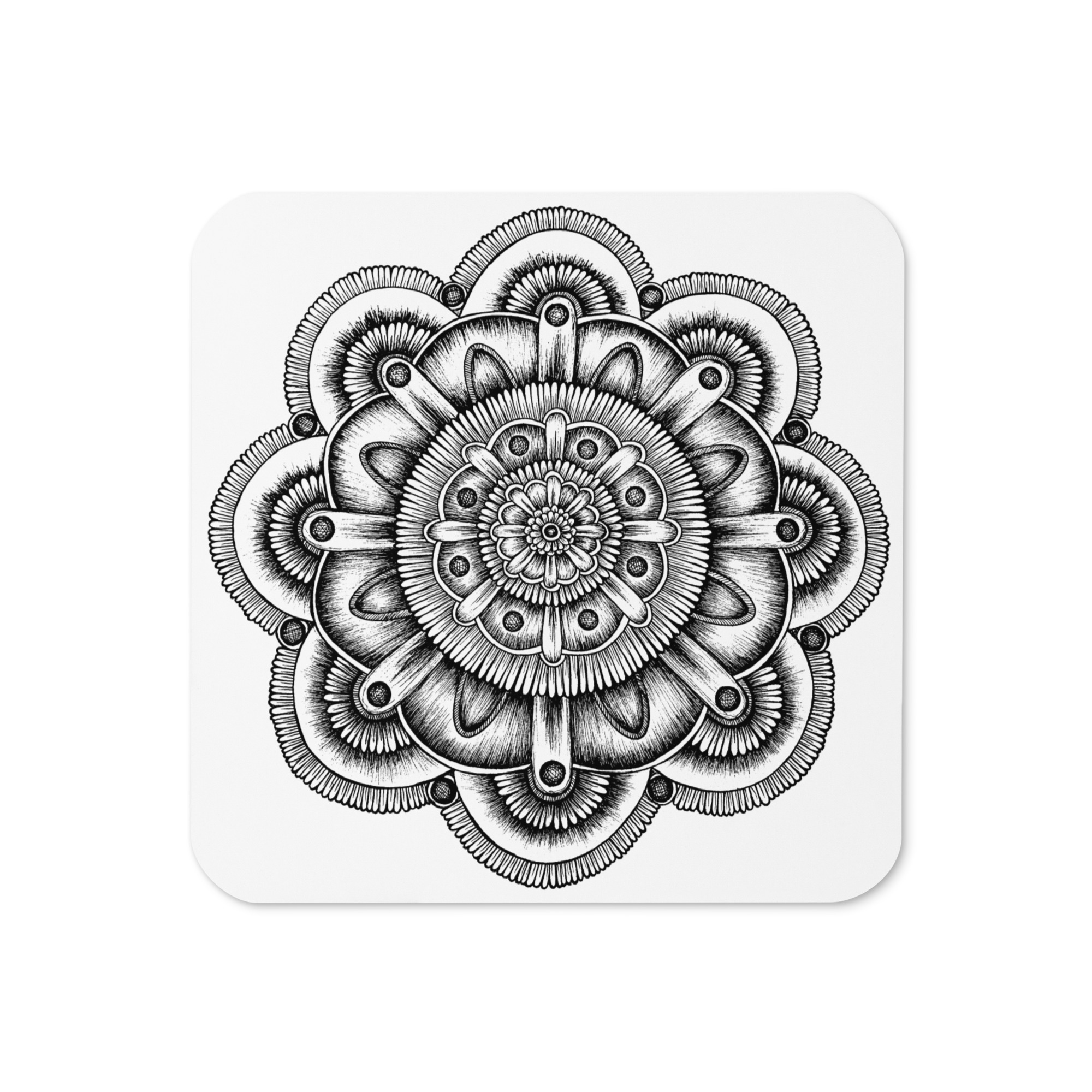 Cork-back coaster