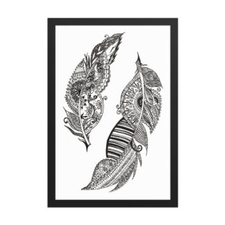Framed poster