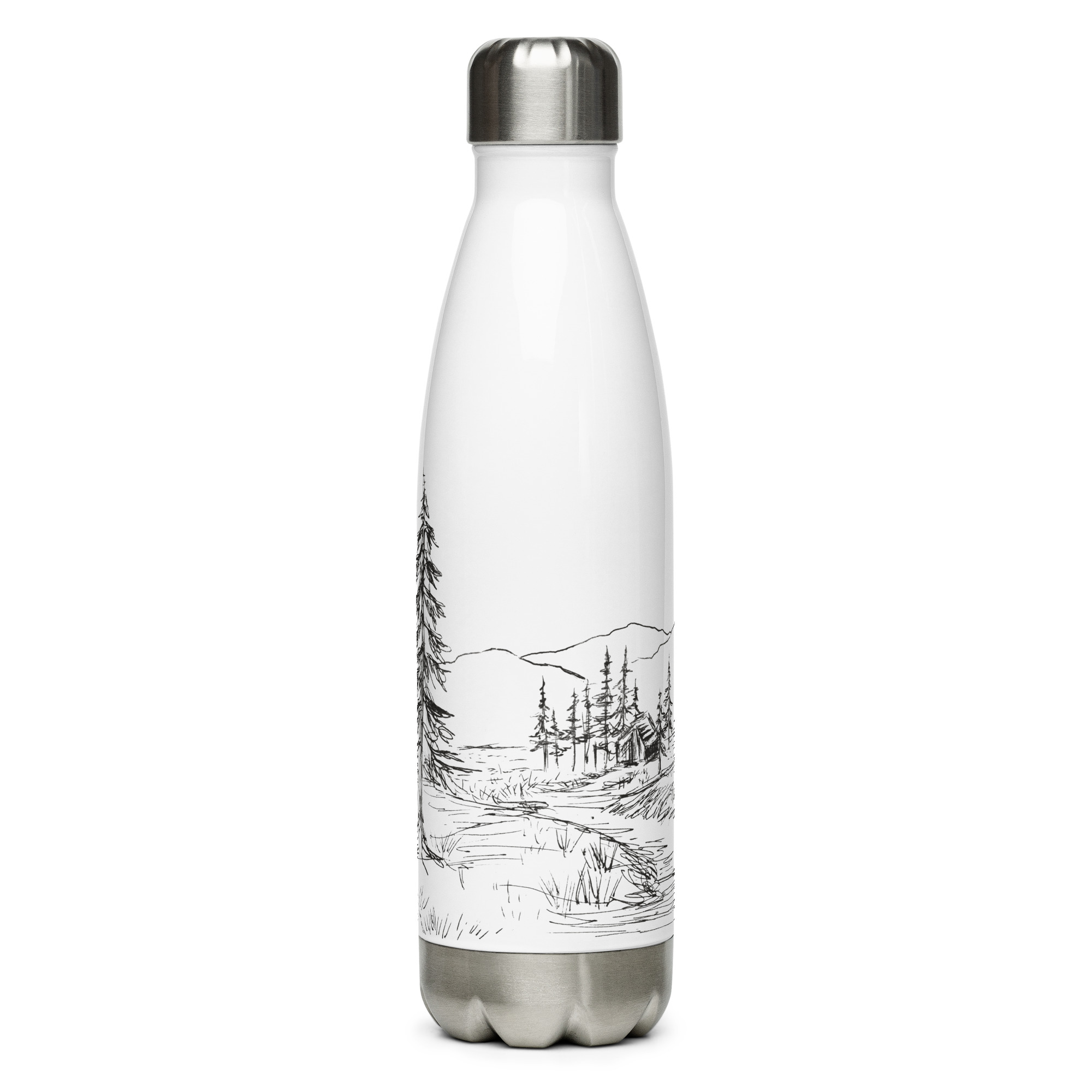 Stainless steel water bottle